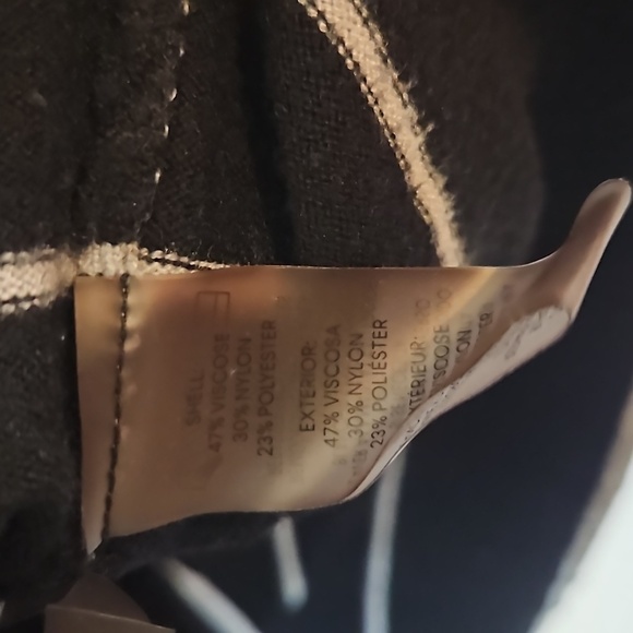 Calvin Klein striped black scoop neck long sleeve sweater size Large EUC 🎯 - Picture 5 of 5